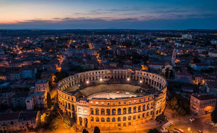 city of Pula in Croatia